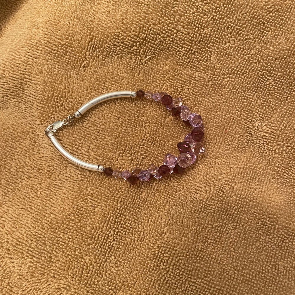 Amethyst stone bracelet